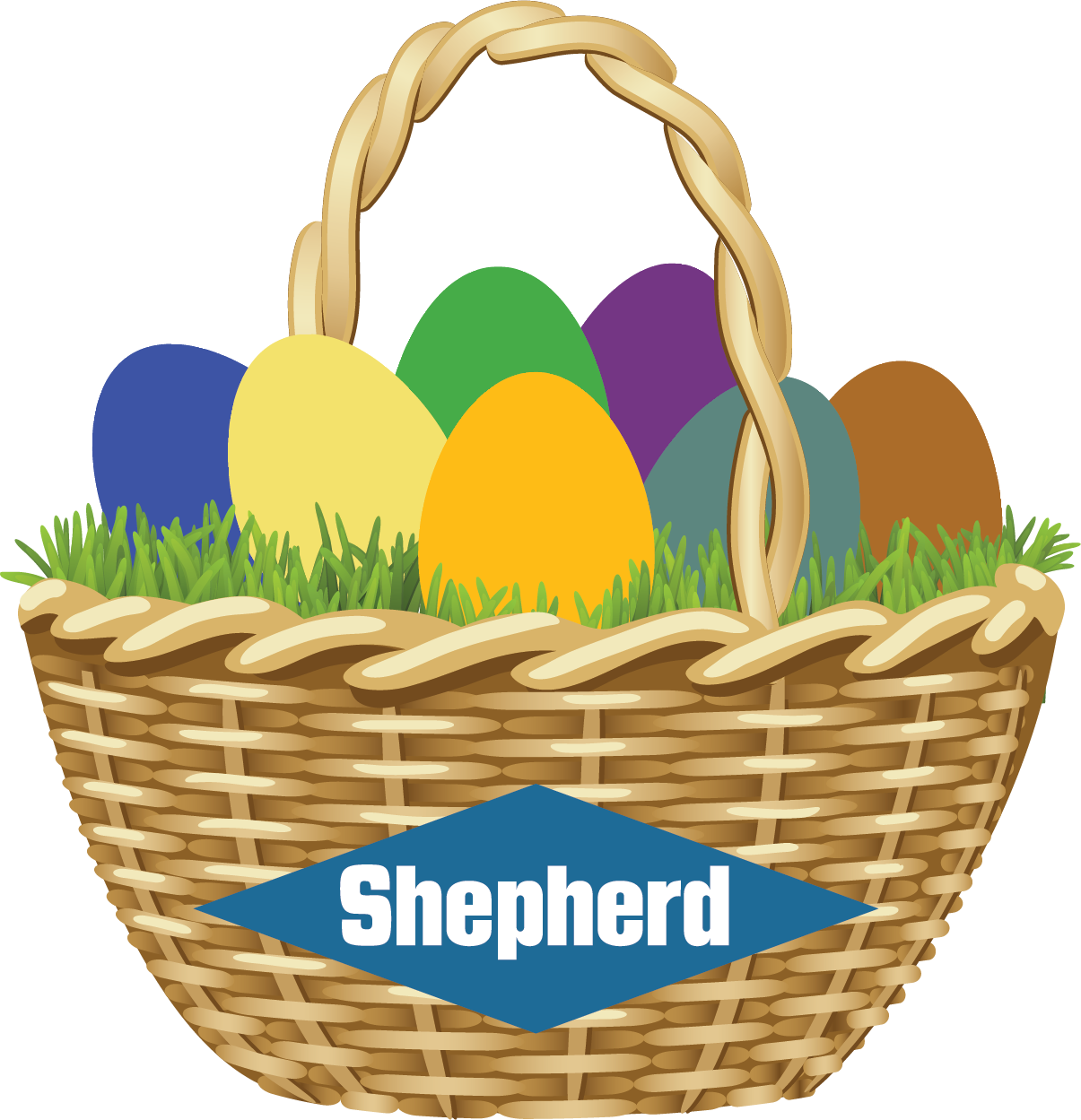 shepherd color basket