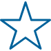 Icono de estrella de cinco puntas que representa aplicaciones de pigmentos de especialidad y de primera calidad.